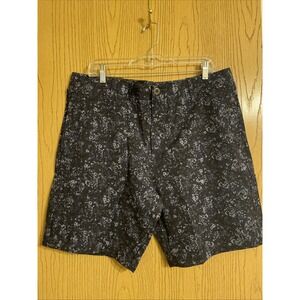 Under Armour Golf Printed Shorts 10" Inseam Blue Splatter Men's Size 38 1377303